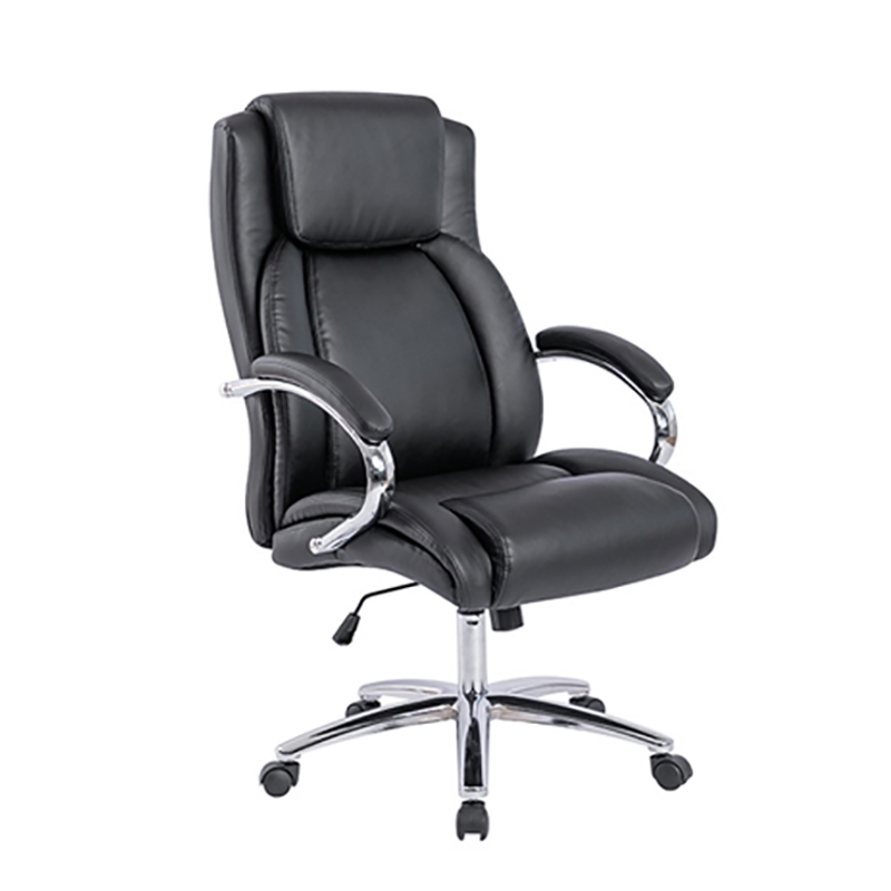 0012862 A5200 ΜΑΥΡO PU ΠΟΛΥΘΡΟΝΑ ΓΡΑΦΕΙΟΥ 69X75X47-116/57-125εκ. - Image 1