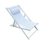 DEVIN ΣΕΖΛΟΝΓΚ WHITE ΑΛΟΥΜΙΝΙΟΥ 58X95-102X78-95εκ. - Image 2