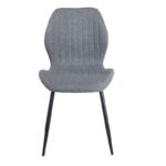 DYLAN GREY ΥΦΑΣΜΑ ΚΑΡΕΚΛΑ ΜΕΤΑΛΛΙΚΗ 48X53X74εκ. - Image 2