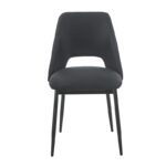 MADISON BLACK ΥΦΑΣΜΑ ΚΑΡΕΚΛΑ ΜΕΤΑΛΛΙΚΗ 45X54X83εκ. - Image 2