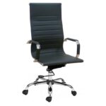 A8200 ΜΑΥΡΟ PU ΠΟΛΥΘΡΟΝΑ ΓΡΑΦΕΙΟΥ 54Χ67Χ51-108/59-116εκ.