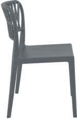 PORTOFINO DARK GREY ΚΑΡΕΚΛΑ ΠΟΛ/ΝΙΟΥ 52X56X83εκ. - Image 3