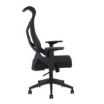 A9920 ΜΑΥΡO MESH ΠΟΛΥΘΡΟΝΑ ΓΡΑΦΕΙΟΥ 64X65X48-115/56-125εκ. - Image 2