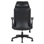 A9925 ΜΑΥΡO MESH ΠΟΛΥΘΡΟΝΑ ΓΡΑΦΕΙΟΥ 64X60X43-110/52-119εκ. - Image 2