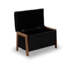 DALI ΣΚΑΜΠΟ VELVET BLACK ΜΕ ΑΠΟΘ. ΧΩΡΟ 75X42X44εκ. - Image 2