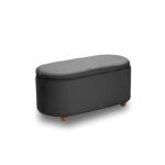 FOSTER ΣΚΑΜΠΟ VELVET GREY ΜΕ ΑΠΟΘ. ΧΩΡΟ 99Χ45X45εκ.