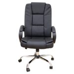 A9940 ΜΑΥΡΟ PVC ΠΟΛΥΘΡΟΝΑ ΓΡΑΦΕΙΟΥ 60Χ70Χ49-112/59-122εκ. - Image 2