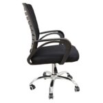 A900 ΜΑΥΡΟ MESH ΠΟΛΥΘΡΟΝΑ ΓΡΑΦΕΙΟΥ 63Χ51Χ43-89/53-99εκ. - Image 3