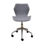 A1700 ΧΡΩΜΙΟ/ΓΚΡΙ ΥΦΑΣΜΑ ΚΑΡΕΚΛΑ ΓΡΑΦΕΙΟΥ 47.5X49X46-78/58-90εκ. - Image 2