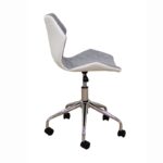 A1700 ΧΡΩΜΙΟ/ΓΚΡΙ ΥΦΑΣΜΑ ΚΑΡΕΚΛΑ ΓΡΑΦΕΙΟΥ 47.5X49X46-78/58-90εκ. - Image 3