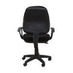 BS750 ΜΑΥΡΟ ΥΦΑΣΜΑ ΠΟΛΥΘΡΟΝΑ ΓΡΑΦΕΙΟΥ 64X56X41-90/51-98εκ. - Image 3