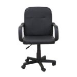 A9942 ΜΑΥΡΟ PVC ΠΟΛΥΘΡΟΝΑ ΓΡΑΦΕΙΟΥ 58Χ56Χ37-83/47-93εκ. - Image 2