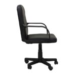 A9942 ΜΑΥΡΟ PVC ΠΟΛΥΘΡΟΝΑ ΓΡΑΦΕΙΟΥ 58Χ56Χ37-83/47-93εκ. - Image 3