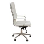 A9944 ΛΕΥΚΟ PU ΠΟΛΥΘΡΟΝΑ ΓΡΑΦΕΙΟΥ 55X60X51-115/61-125εκ. - Image 3