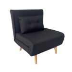 SARA BLACK ΥΦΑΣΜΑ ΠΟΛΥΘΡΟΝΑ/ΚΡΕΒΑΤΙ 75X80X84εκ.