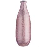 Βάζο ArteLibre Μπουκάλι Μοβ Γυαλί 41cm