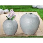 Βάζο ArteLibre Ασημί Κεραμικό 22cm - Image 2