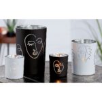 Θήκη Ρεσώ ArteLibre Πρόσωπα Γυαλί 12.5cm Σε 2 Χρώματα - Image 2