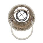 Φανάρι ArteLibre Καφέ Μέταλλο/Χαρτί 28cm - Image 2