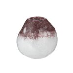Βάζο ArteLibre Μοβ/Λευκό Γυαλί 13x13x13cm