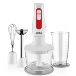 Σετ ράβδος (pimmer),μπλέντερ - μίξερ χειρός SINBO 350W σε λευκό χρώμα