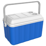 Φορητό ισοθερμικό ψυγείο 32lit. σε χρώμα μπλε-λευκό 56x32x35