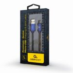 ΚΑΛΩΔΙΟ ΕΠΕΝΔΥΣΗ JEANS USB MICRO-USB 1M - Image 2