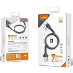 LDNIO ΚΑΛΩΔΙΟ ΦΟΡΤΙΣΗΣ LS481 MICRO USB ME LED, ΓΚΡΙ - Image 2