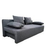 Καναπές Κρεβάτι Τριθέσιος ArteLibre URBAN LOUNGE 3S Σκούρο Γκρι Ύφασμα 194x93x72cm