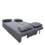 Καναπές Κρεβάτι Τριθέσιος ArteLibre URBAN LOUNGE 3S Γκρι Ύφασμα 194x93x72cm - Image 2