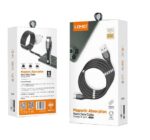 LDNIO ΚΑΛΩΔΙΟ ΦΟΡΤΙΣΗΣ LS511 ΜΕ ΜΑΓΝΗΤΕΣ, MICRO USB, ΛΕΥΚΟ - Image 2