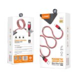 LDNIO ΚΑΛΩΔΙΟ ΦΟΡΤΙΣΗΣ LS491 ΜΕ ΜΑΓΝΗΤΕΣ, MICRO USB, ΚΟΚΚΙΝΟ - Image 2