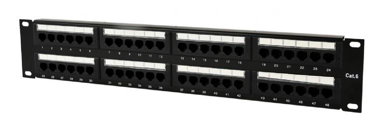 14357 GEMBIRD PATCH PANEL CAT6, 48 ΘΕΣΕΩΝ - Image 1