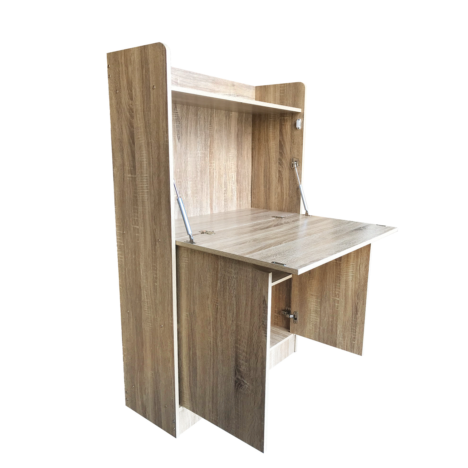 14370059-1-1 Γραφείο Πτυσσόμενο ArteLibre INDUS Φυσικό MDF/PU 80x30x131.5cm - Image 1
