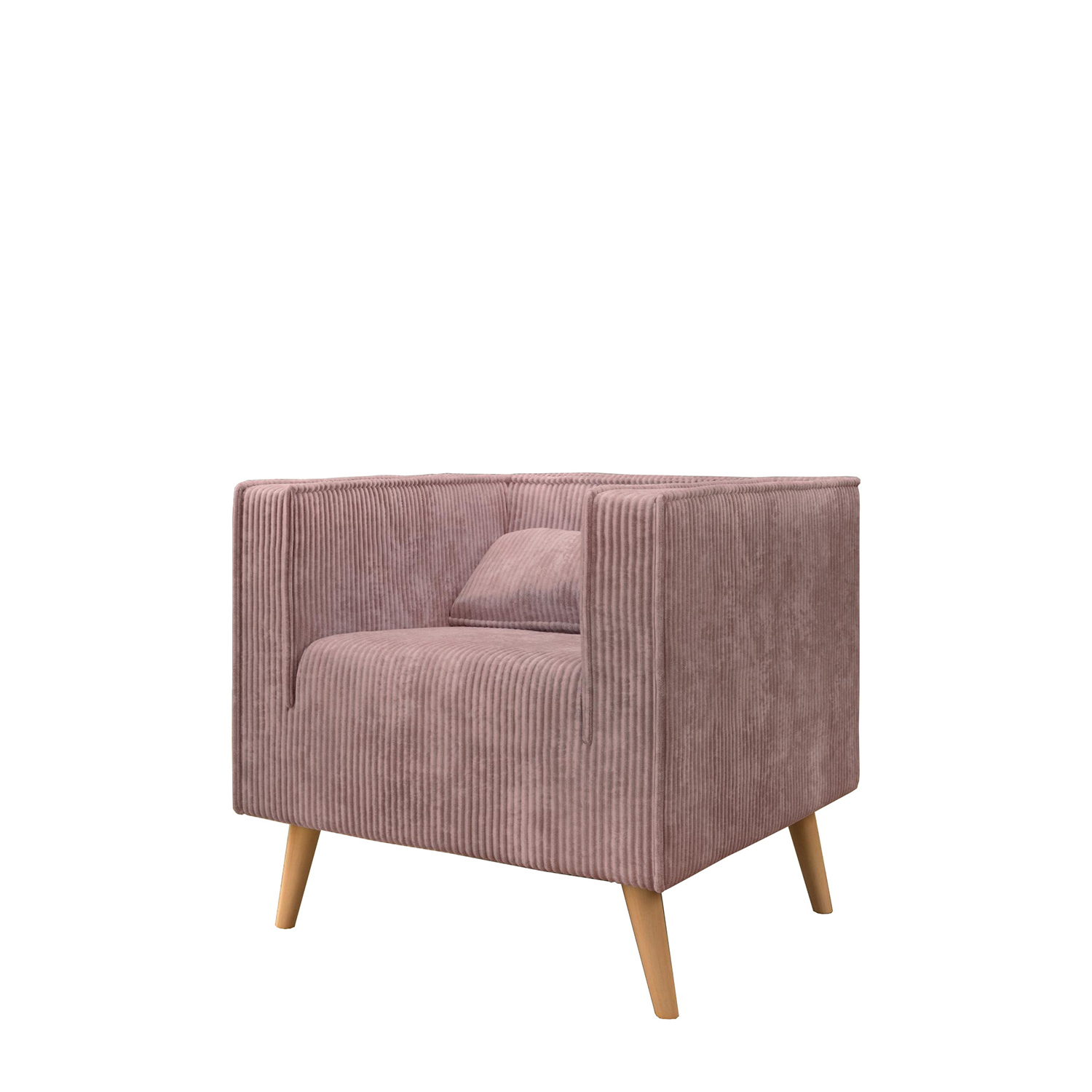 14560028 Πολυθρόνα ArteLibre CHUNUCA Λιλά 73x70x68cm - Image 1