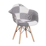 Καρέκλα ArteLibre FALKON Patchwork Ύφασμα/Ξύλο 62x59x82cm - Image 2