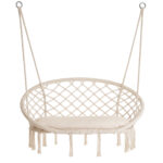 Κούνια ArteLibre Με Μαξιλάρι CORSICA Λευκό Polycotton/Μέταλλο 67x44cm