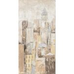 Πίνακας ArteLibre "Πόλη" Καμβάς 60x120cm