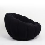 Πολυθρόνα ArteLibre AFET Μαύρο Ύφασμα/Ξύλο 94x89x61cm - Image 2