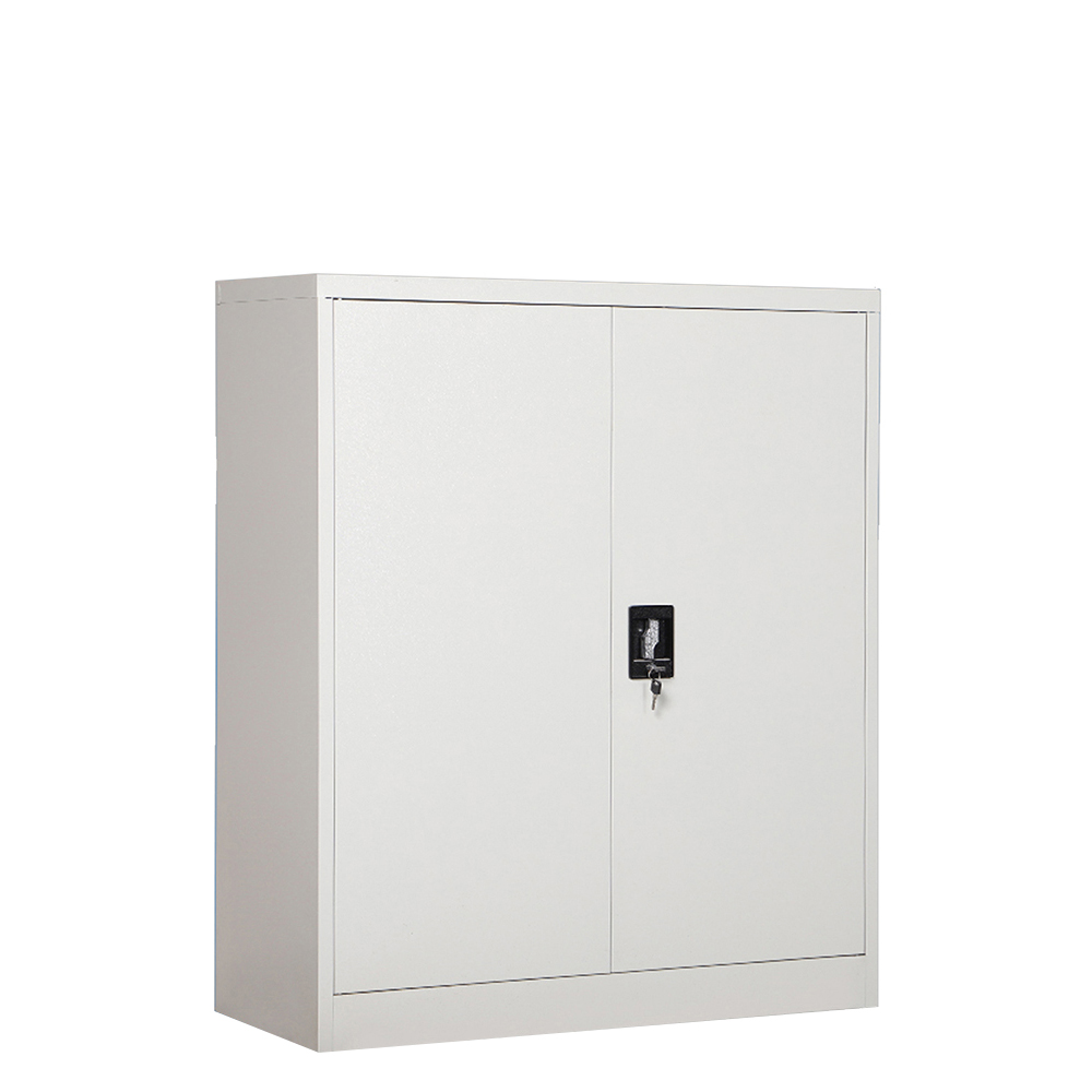 14800003 Ντουλάπι ArteLibre DUILIN Ανοιχτό Γκρι Μέταλλο 90x40x90cm - Image 1
