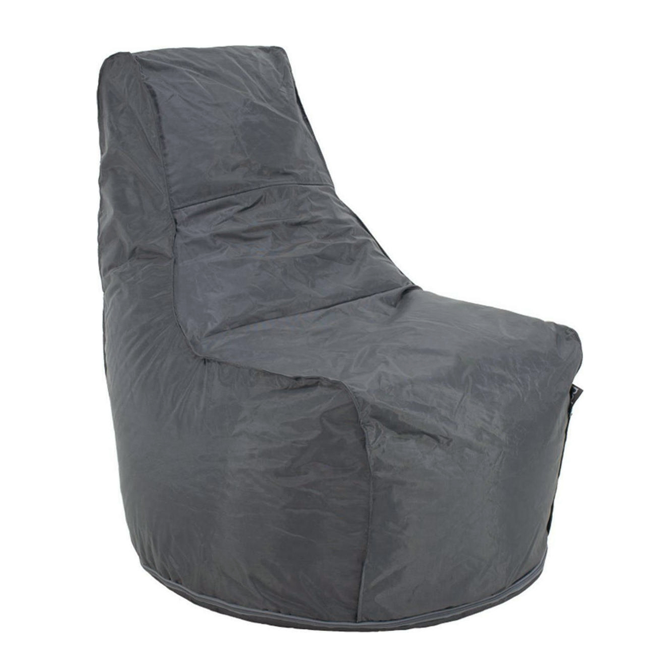 14860017pouf Πουφ Πολυθρόνα ArteLibre JENETH 100% Αδιάβροχο Γκρι Ύφασμα 77x77x90cm - Image 1
