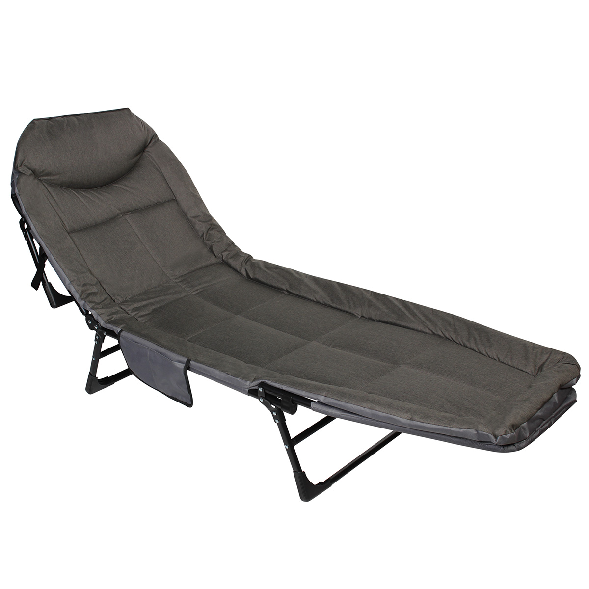 151-035 Ξαπλώστρα - ράντζο εκστρατείας πτυσσόμενο μεταλλικό 195Χ63Χ29 εκ. με στρώμα - KESKOR 04746 - Image 1