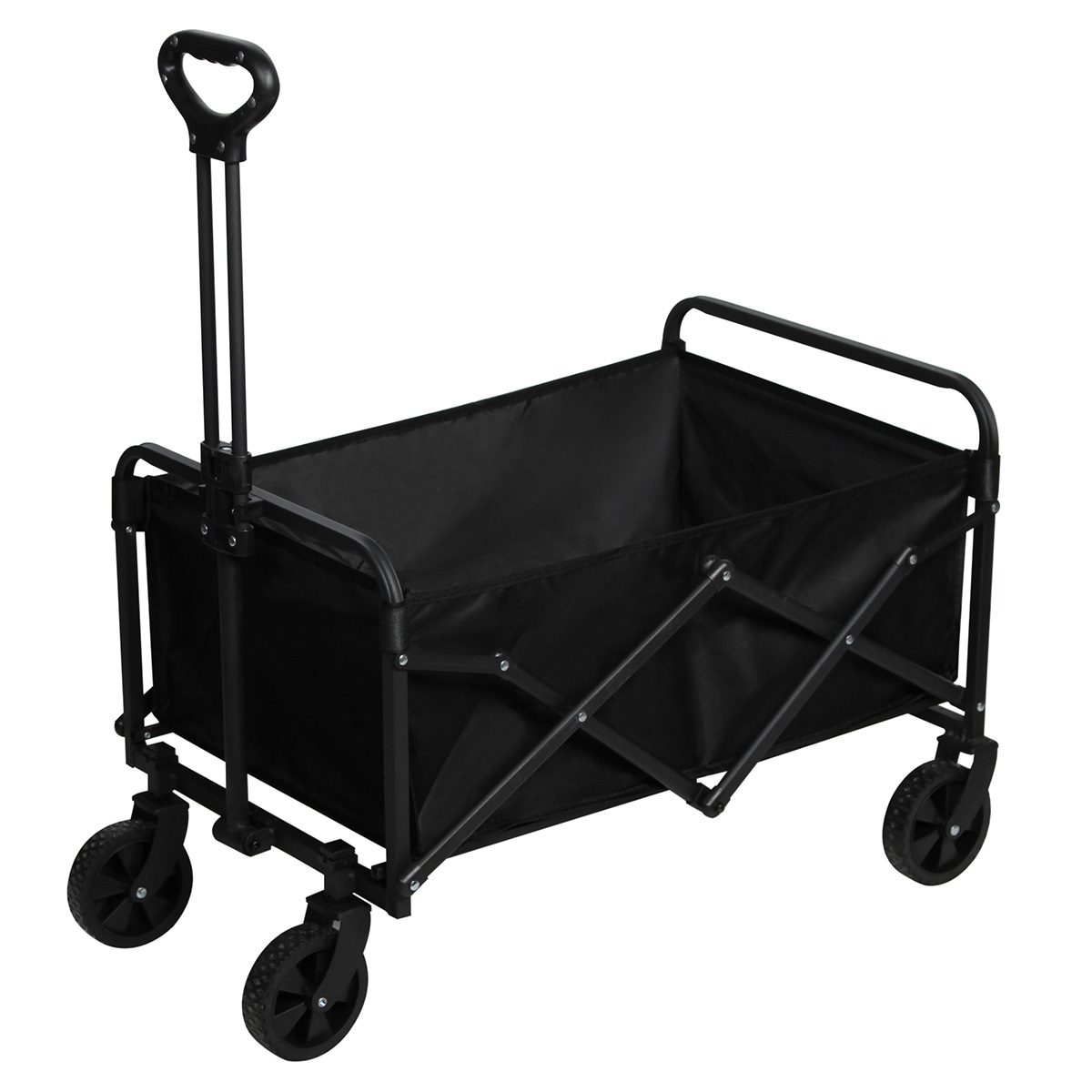 151-121 Καρότσι κήπου μεταλλικό πτυσσόμενο 67Χ46Χ46 εκ. με υφασμάτινο κάδο - KESKOR 04752 - Image 1