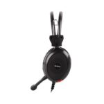 ΑΚΟΥΣΤΙΚΑ HEADSET A4Tech HU-30 ΕΝΣΥΡΜΑΤΑ, ΜΑΥΡΟ - Image 3