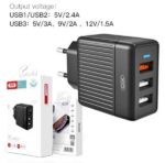 XO ΦΟΡΤΙΣΤΗΣ ΤΑΞΙΔΙΟΥ L58 18W QC3.0 ΜΑΥΡΟΣ - Image 3