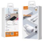 LDNIO A2313C ΦΟΡΤΙΣΤΗΣ QC3.0 + PD 18W ΜΕ ΚΑΛΩΔΙΟ LIGHTNING 1M