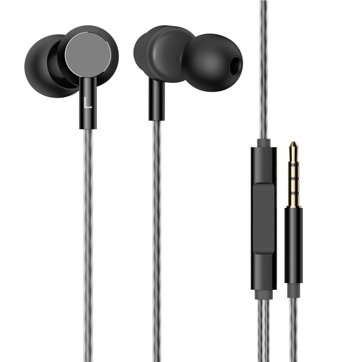 16037 HP DHE-7001 ΑΚΟΥΣΤΙΚΑ HANDSFREE ΜΑΥΡΟ - Image 1