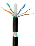 NG ΕΞΩΤΕΡΙΚΟ ΚΑΛΩΔΙΟ ΔΙΚΤΥΟΥ UTP ΜΑΥΡΟ CAT6 COPPER 305m - Image 2