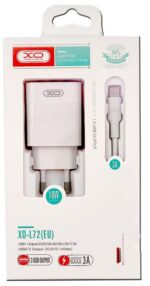 XO L72 ΦΟΡΤΙΣΤΗΣ QC3.0+2.1A, 3 ΘΥΡΕΣ ΜΕ ΚΑΛΩΔΙΟ TYPE-C, 18W