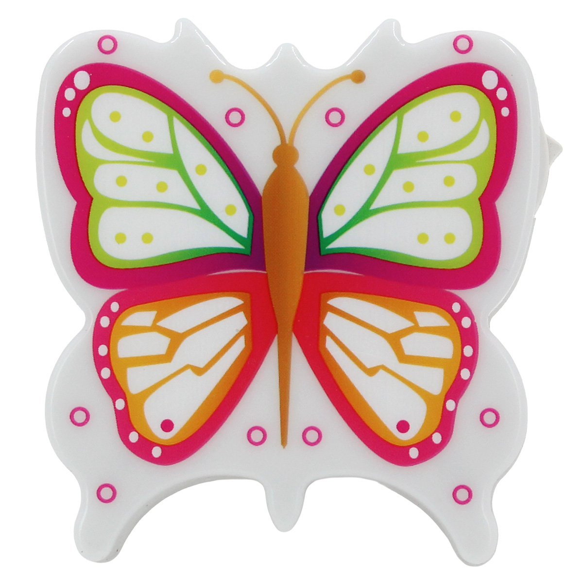 170-284 Φωτάκι νυκτός LED 1 Watt 7,5Χ8Χ2,5. Πεταλούδα Φούξια - KESKOR 14915-3 - Image 1